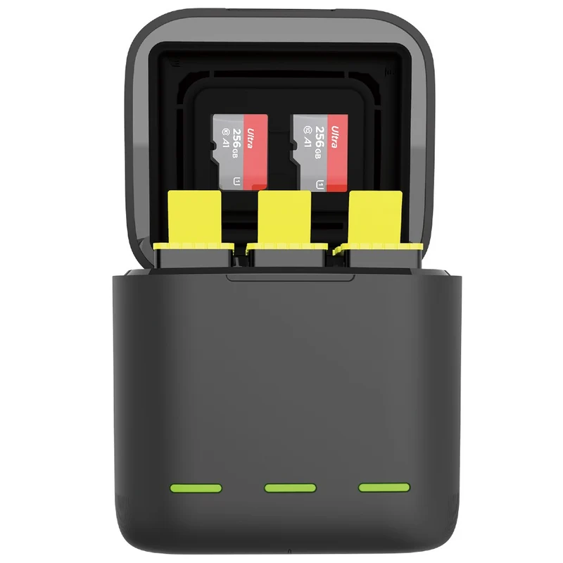 Telesin Boîtier chargeur de batterie Triple + 2x batterie - GoPro 9/10