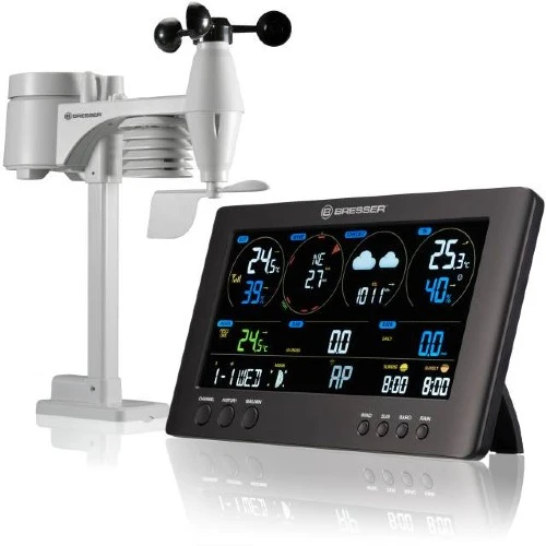 Bresser Capteur WIFI ClearView Weather Center 7-en-1
