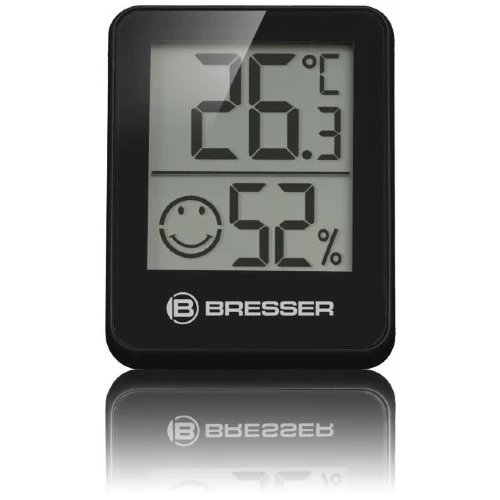 Bresser Temeo Hygro Indicateur Set de 3 unités noir