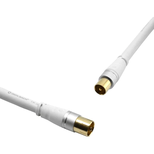 Oehlbach SL Câble pour Antenne 1.0m Blanc