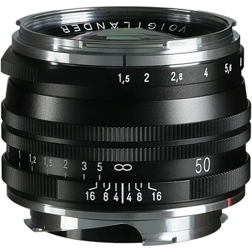 Voigtländer Nokton 50mm f/1.5 II VM M.C. Baïonnette Leica M Noire