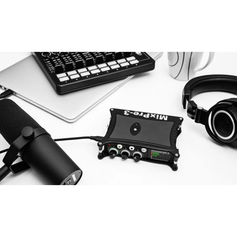Son Devices 3 entrées XLR / interface de streaming USB 5 pistes avec carte SD interne