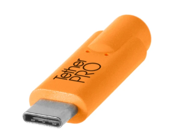 Tether Tools TetherPro USB-C Câble Rallonge Femelle vers USB 4,6 m Orange