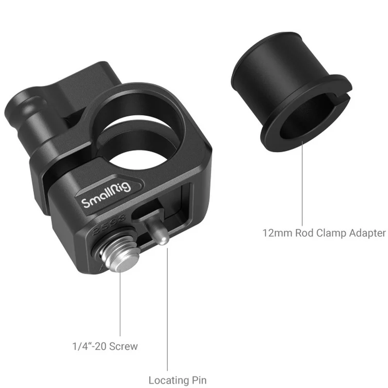 SmallRig 3598 Pince à tige simple 12mm/15mm pour cage Panasonic GH6