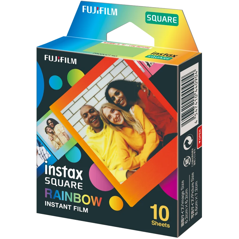 Fujifilm INSTAX SQUARE 10 Film Arc-en-ciel