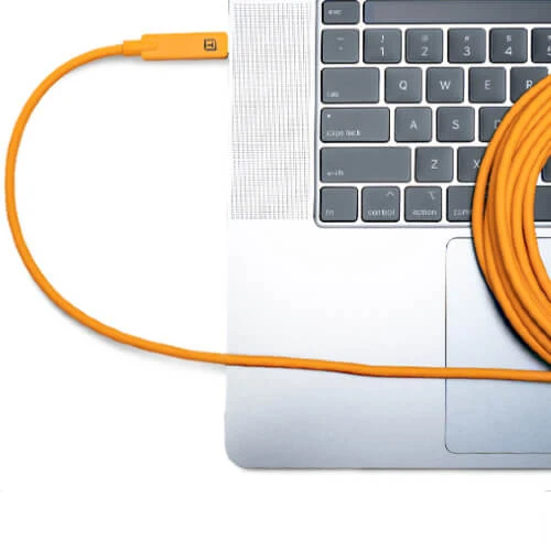 Tether Tools Câble d'extension de contrôleur principal USB-C TetherBoost Pro - orange