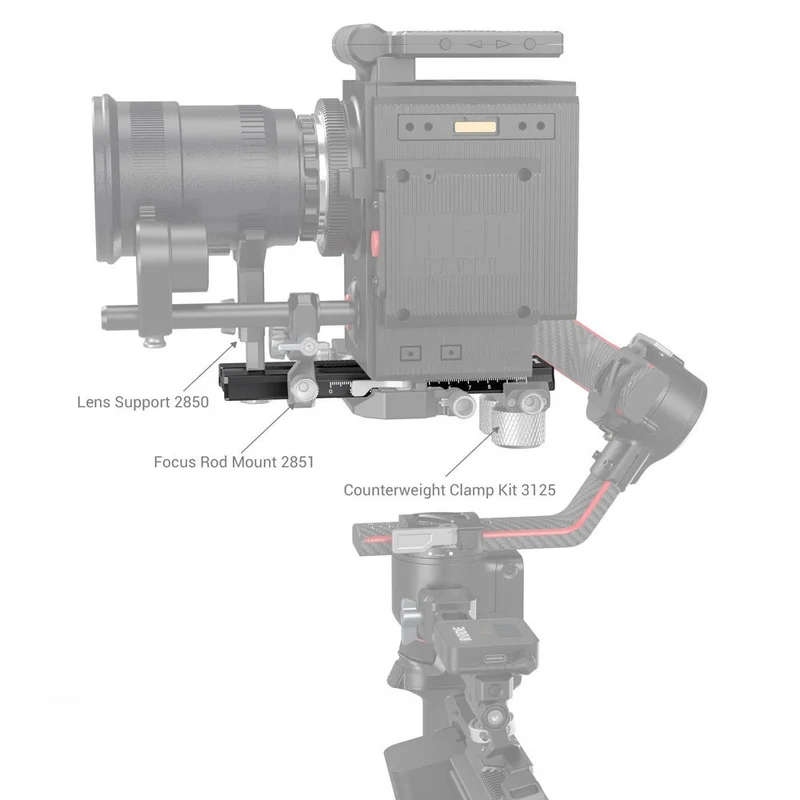 SmallRig Plaque de dégagement rapide étendue DJI RS 2 3031