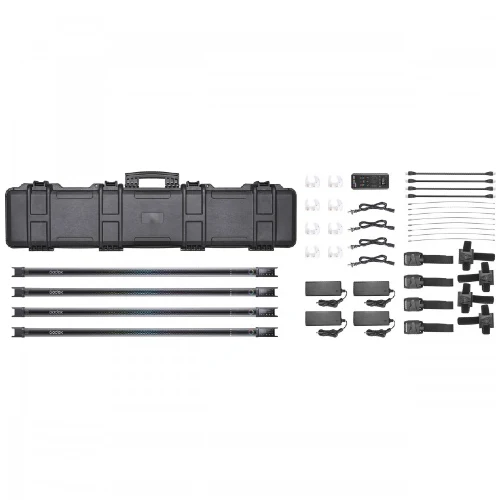 Godox TL120-K4 - Kit 4 x TL120 et accessoires