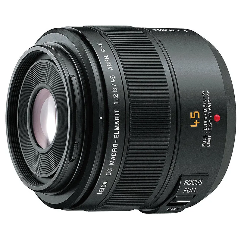 Panasonic LEICA DG Macro-Elmarit 45mm Objectif