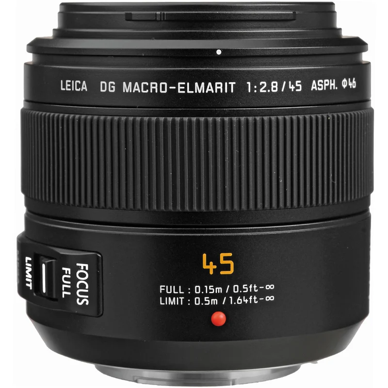 Panasonic LEICA DG Macro-Elmarit 45mm Objectif