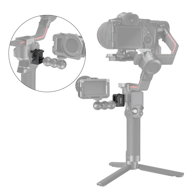 SmallRig NATO Plaque de Montage sur Rail 3025 pour DJI RS 2 / RSC 2