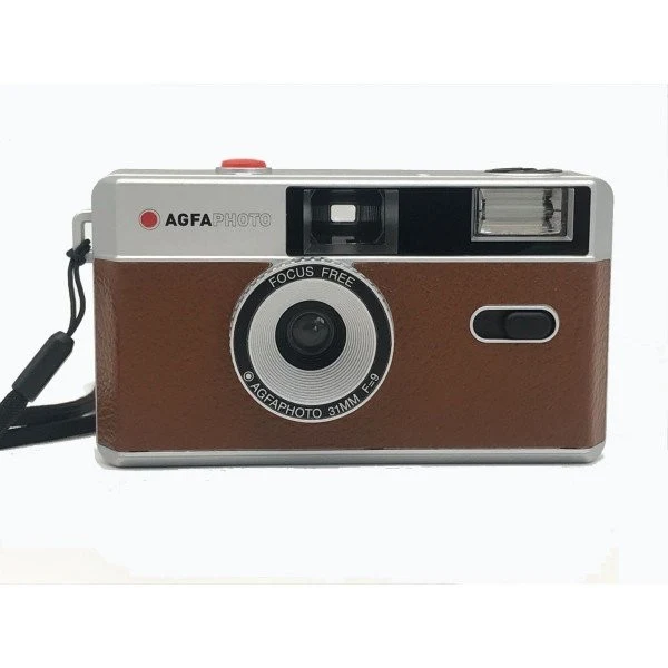 AgfaPhoto Appareil Photo Réutilisable 35mm Marron