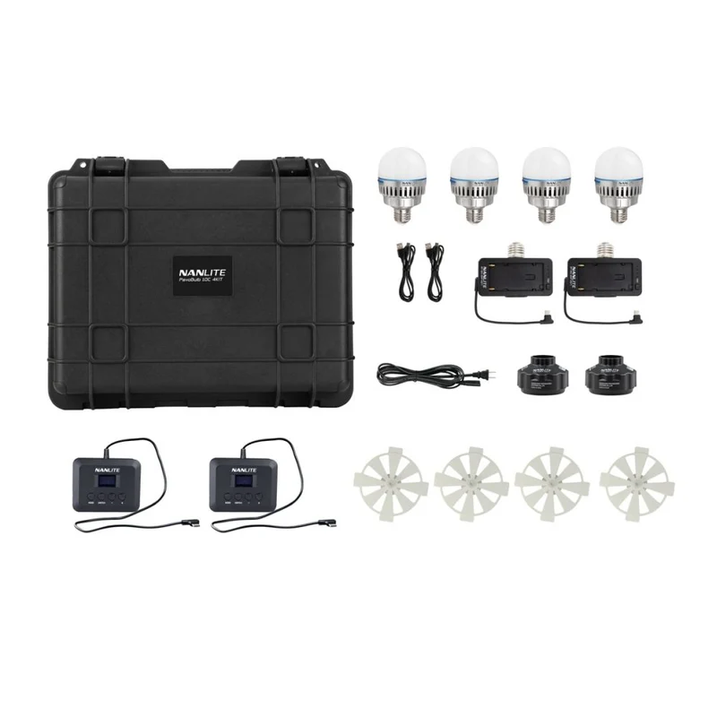 Nanlite PavoBulb 10C quad kit