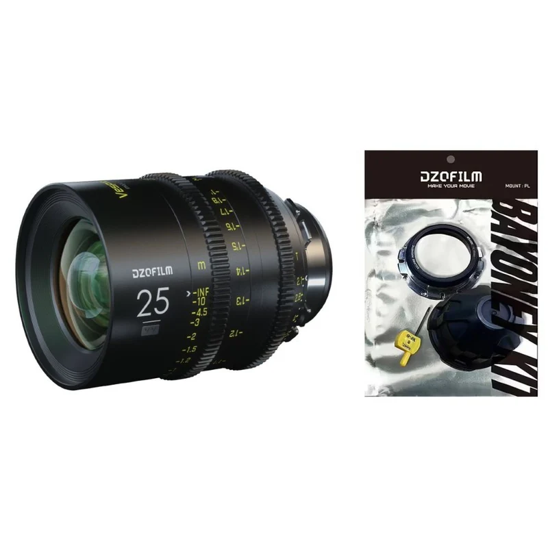 DZOFilm Vespid Prime FF 25mm T/2.1 PL Monture + EF Monture Kit d'Outils