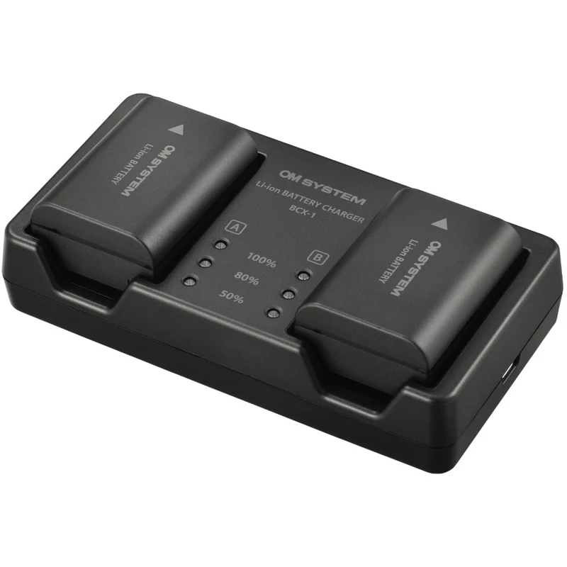 OM SYSTEM SBCX-1 batterie + chargeur set