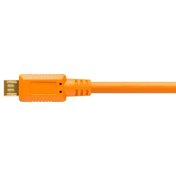 Tether Tools TetherPro USB 2.0 A Male à Micro-B 5-pin 4,6 m Orange