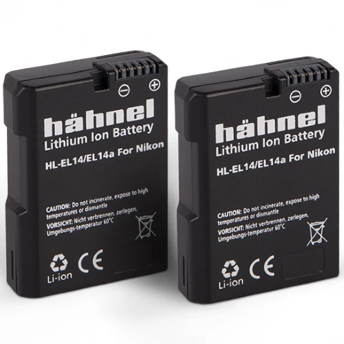 Hähnel EL14/EL14a Ultra Double Pack - Nikon EN-EL14/EL14a