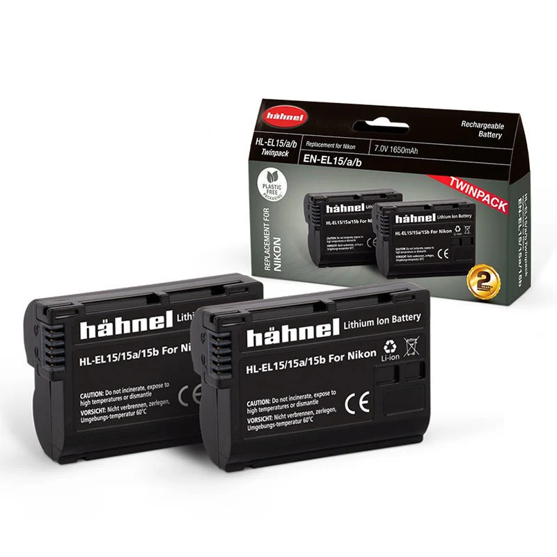 Hähnel HL-EL15A/B Ultra Double Pack - Nikon