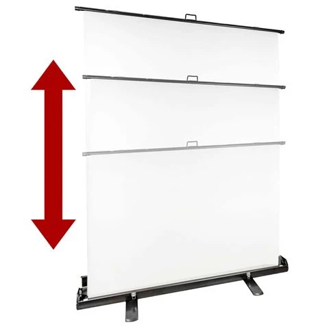 StudioKing Écran de fond enroulable FB-150200FW 150x200 cm Blanc