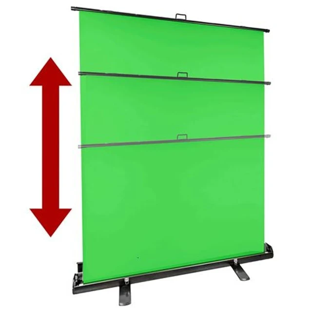 StudioKing Roll-Up Vert Screen FB-150200FG 150x200 cm Vert Chroma