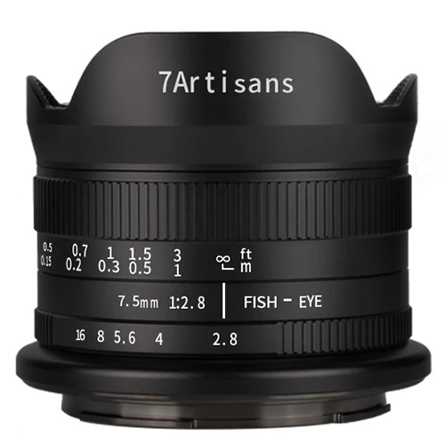 7artisans 7.5mm f/2.8 mark II Nikon (Z Mount) noir