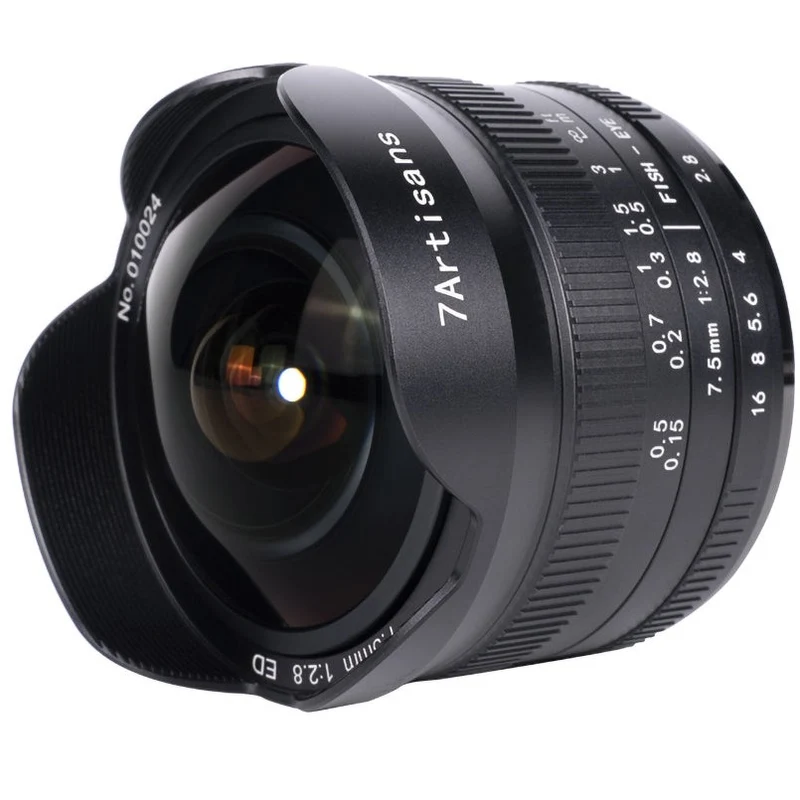 7artisans 7.5mm f/2.8 mark II Nikon (Z Mount) noir