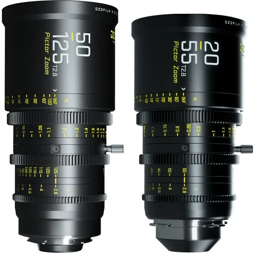 DZOFilm Pictor Zoom 20-55mm + 50-125mm dans un étui rigide