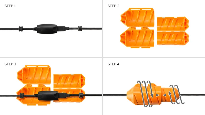 TetherTools JerkStopper Stoppeur Orange pour Rallonge
