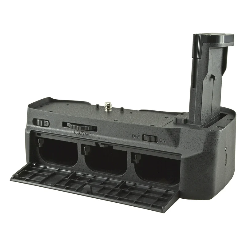 Jupio Poignée-Alimentation pour Blackmagic Pocket Cinema Appareil photo 4K/6K (pour application avec 1/2/3x LP-E6/LP-E6N batterie)