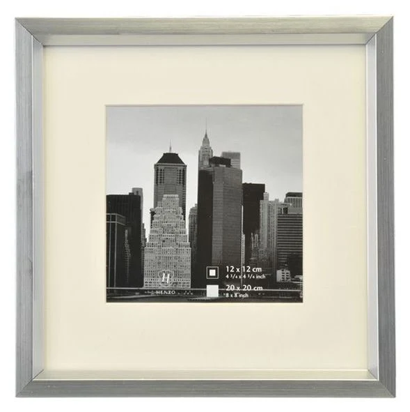 Henzo Metallica Cadre 20x20 Gris