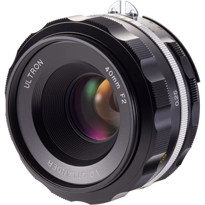 Voigtlander Ultron 40mm f/2.0 ASPH SLII-S AIS Nikon Noir