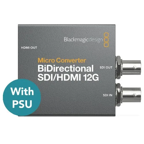 Blackmagic Micro Convertisseur BiDirect SDI/HDMI 12G PSU