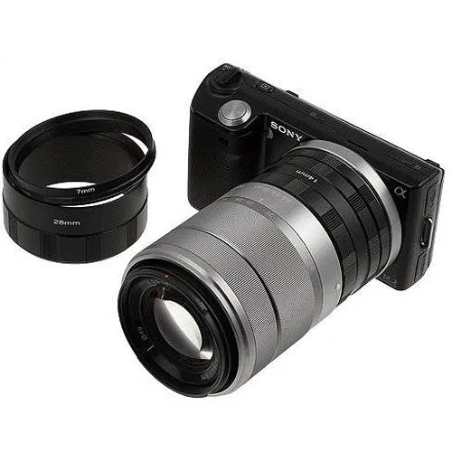 Fotodiox Macro Set de bagues allonge pour Monture E de Sony (Macro-Tube-SnyE)