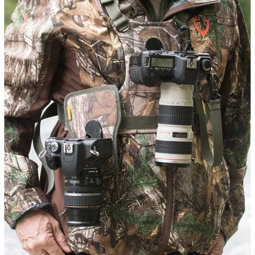 Cotton Carrier Harnais pour 2 Appareils Photo G3 Camouflage Realtree