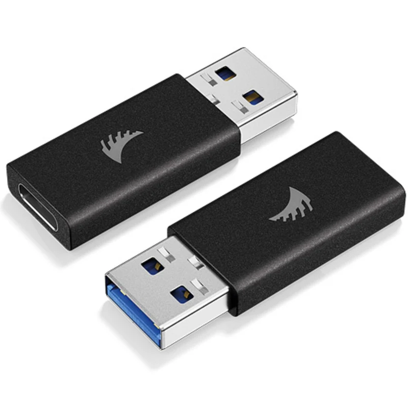 Angelbird USB 3.1 Gen2 Type-A a Type-C Adaptateur active noir