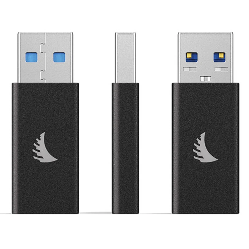 Angelbird USB 3.1 Gen2 Type-A a Type-C Adaptateur active noir