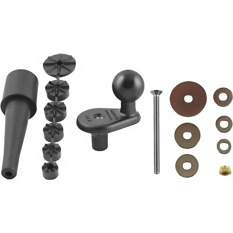 Ram Mounts Base de potence de vélo avec boule de 2,5 cm de diamètre