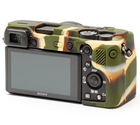 easyCover Boîtier Cover pour Sony A6600 Camouflage