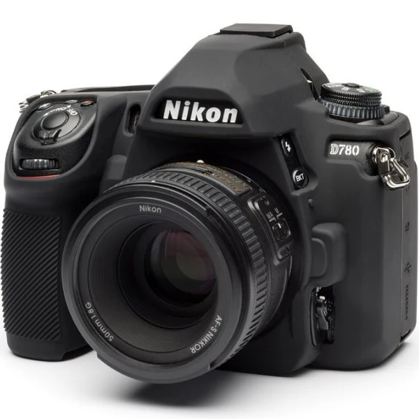 easyCover Cache Boîtier pour Nikon D780 Noir