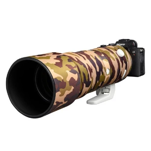 easyCover Objectif Oak pour Sony FE 200-600 f/5.6-6.3 G OSS Marron Camouflage