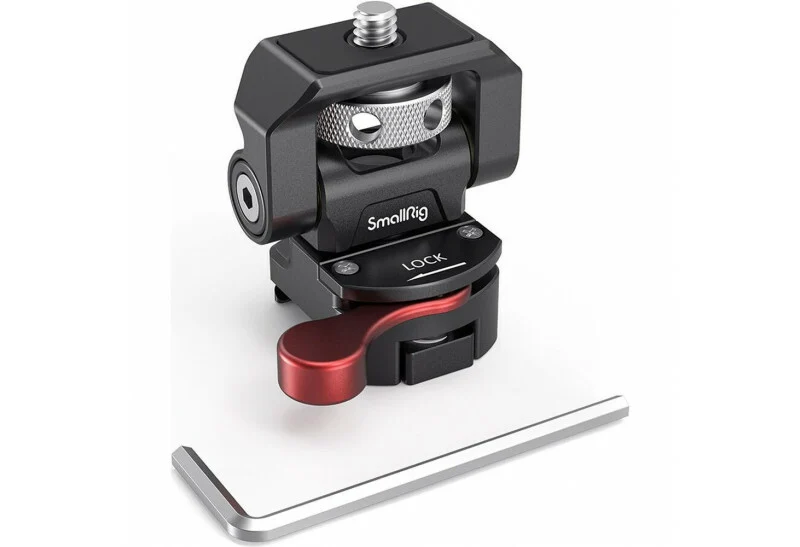 SmallRig Support de moniteur réglable pivotant et inclinable avec support à pince OTAN 2906