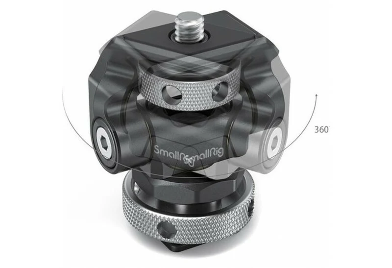 SmallRig Support de moniteur réglable pivotant et inclinable avec support de griffe 2905