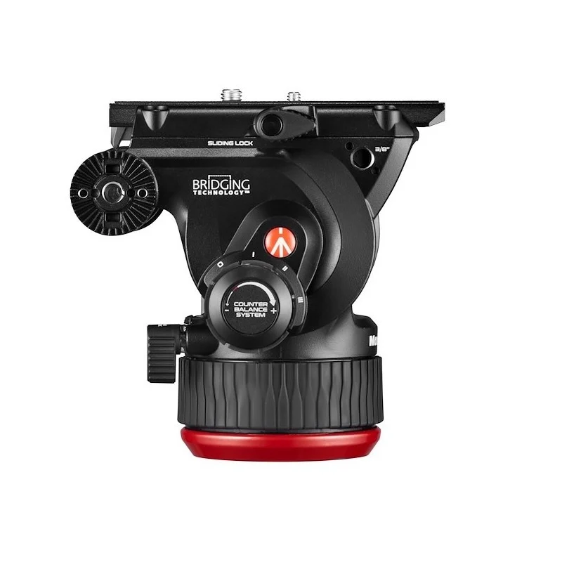 Manfrotto MVK504XTWINGA 504X Rotule Vidéo + Trépied Pied Double GS Kit en Aluminium