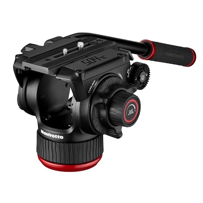 Manfrotto MVK504XTWINGA 504X Rotule Vidéo + Trépied Pied Double GS Kit en Aluminium