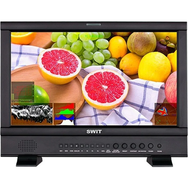 SWIT S-1173FS Moniteur de studio, 17 pouces FHD avec affichage de la forme d'onde