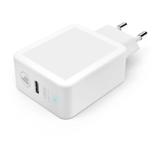 Hama Chargeur, Power Delivery (PD)/Qualcomm®, 18 W, blanc