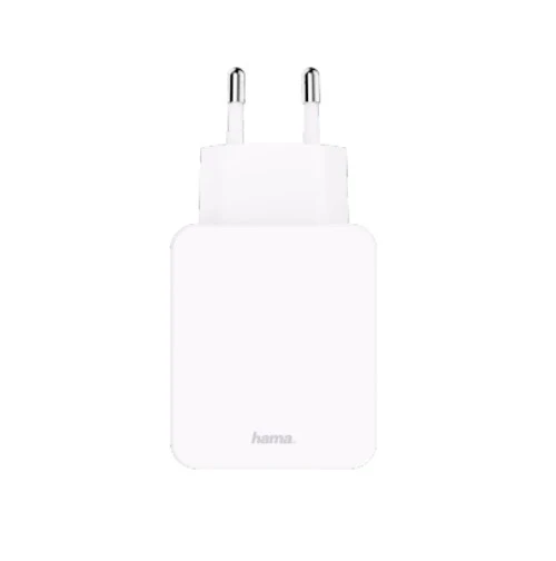 Hama Chargeur, Power Delivery (PD)/Qualcomm®, 18 W, blanc