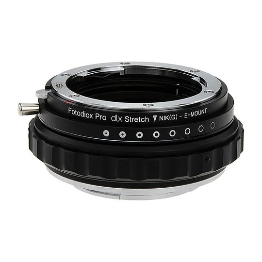 Fotodiox DLX Adaptateur de monture d'objectif extensible Nikon Nikkor F Monture G-Type vers Sony E-Mount