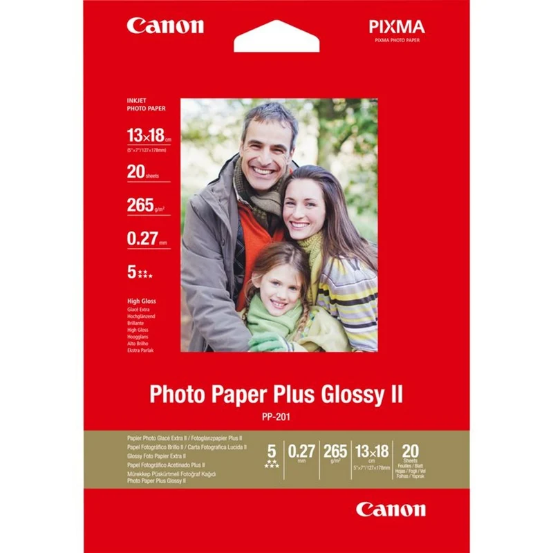 Canon PP-201 5x7 pouce / 13x18cm x20