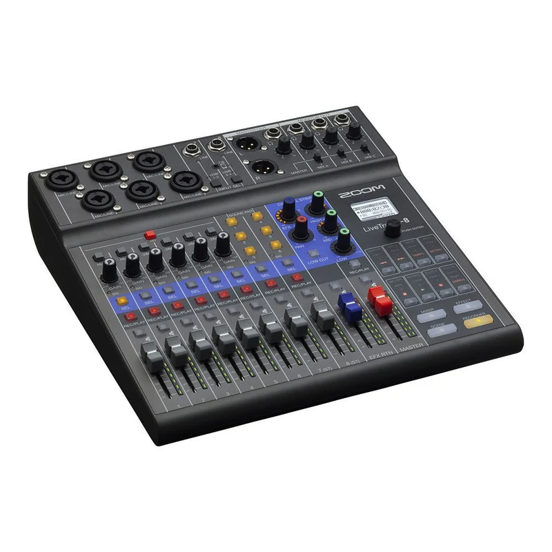 Zoom LiveTrak L-8 Digital Mixer pour Podcast